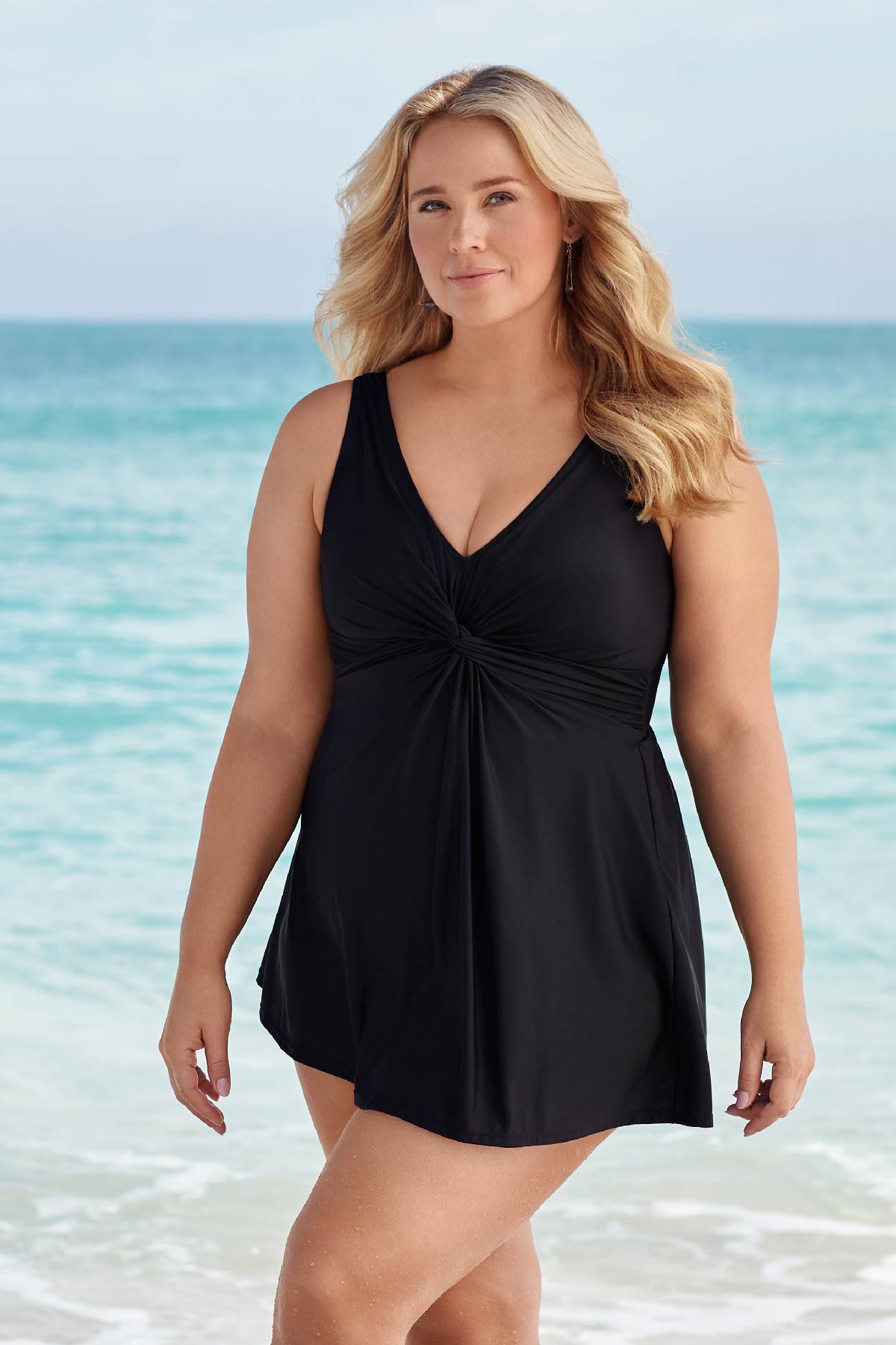 Plus Size Marais Swim Dress Mulberry | Miraclesuit