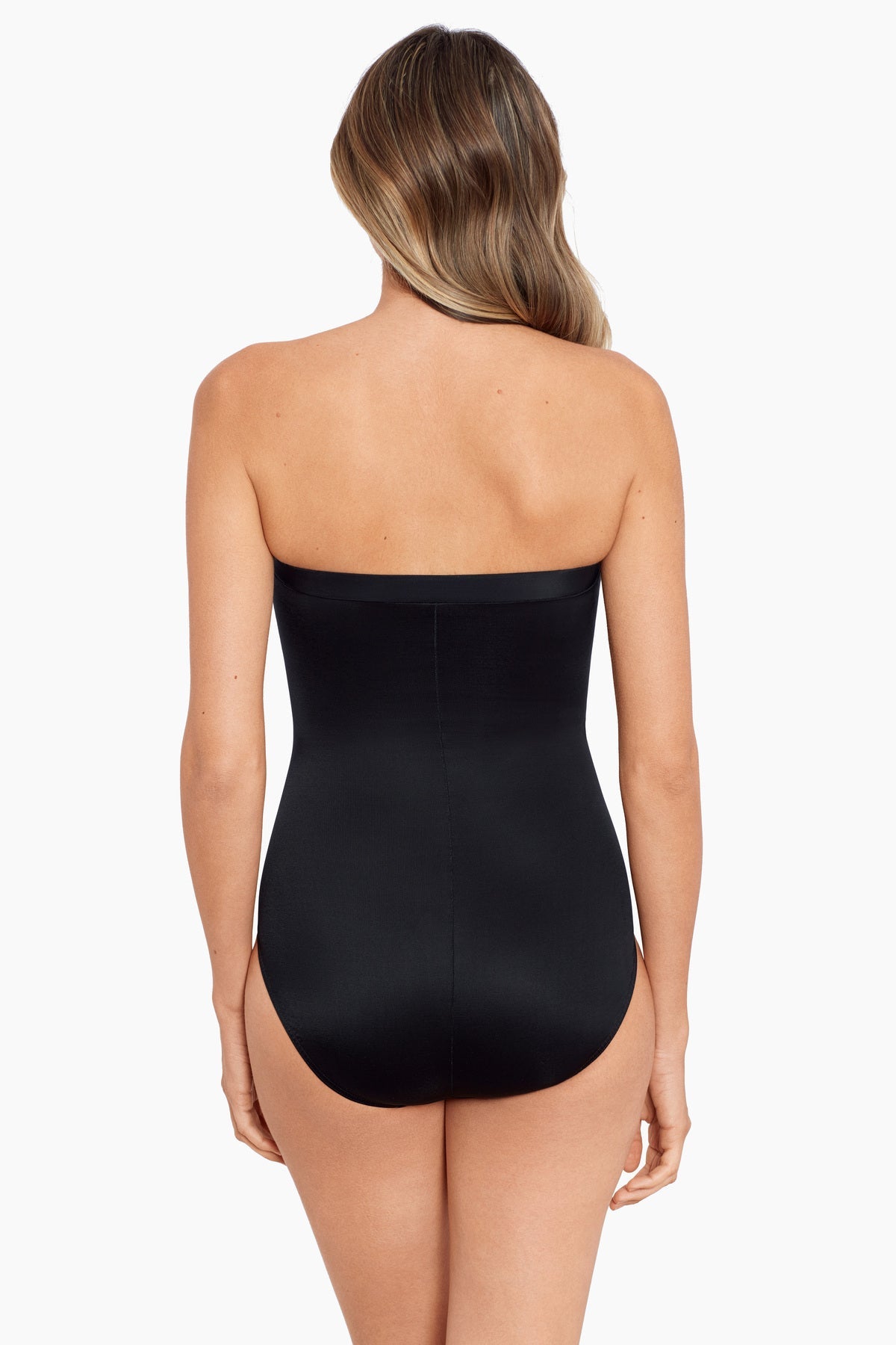 Avanti Bandeau One Piece Swimsuit Sangria | Miraclesuit