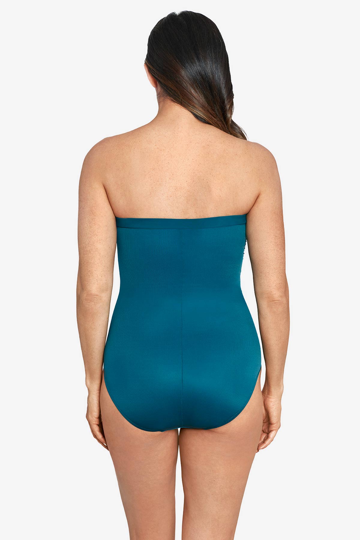 Avanti Bandeau One Piece Swimsuit Sangria | Miraclesuit
