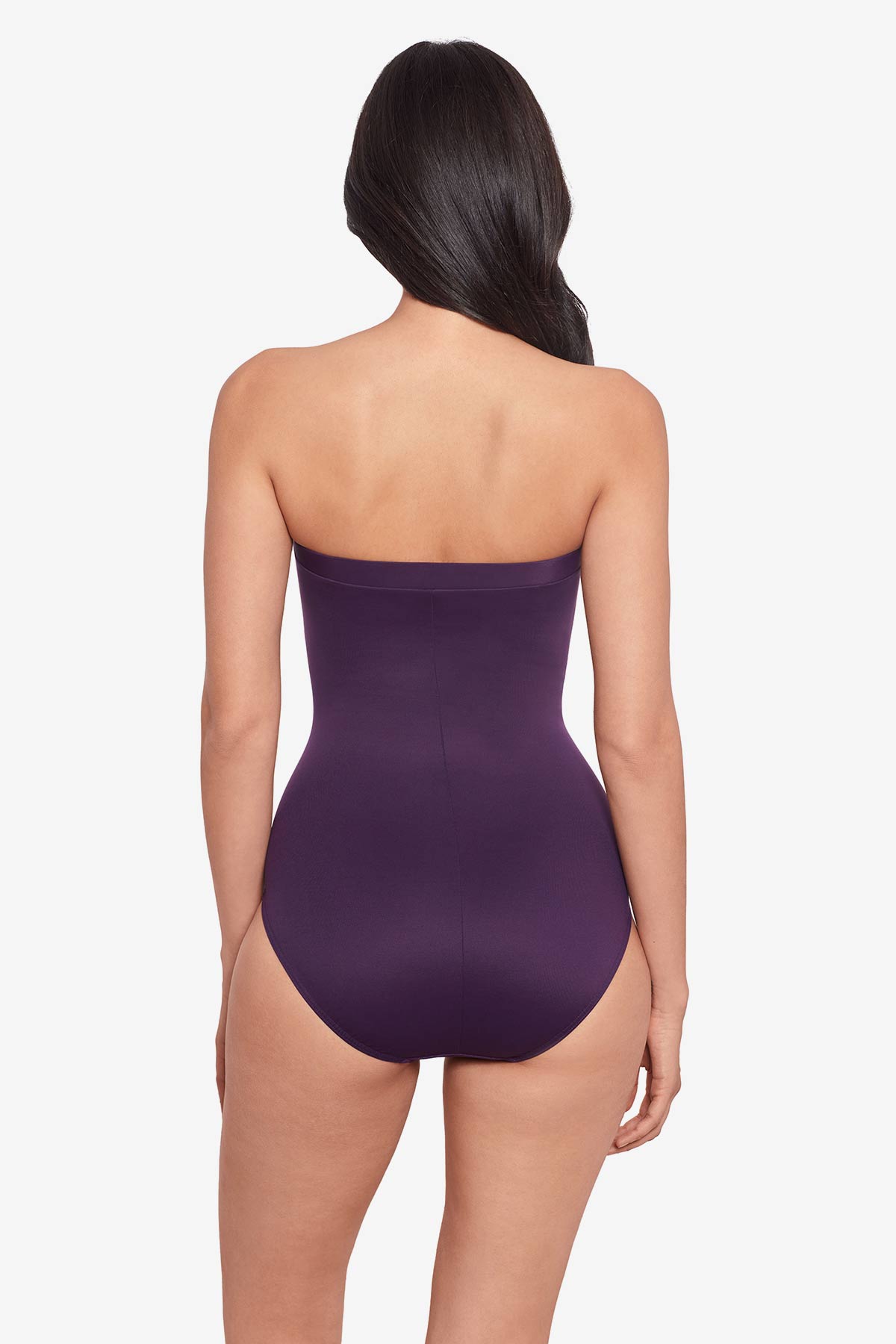 Avanti Bandeau One Piece Swimsuit Sangria | Miraclesuit