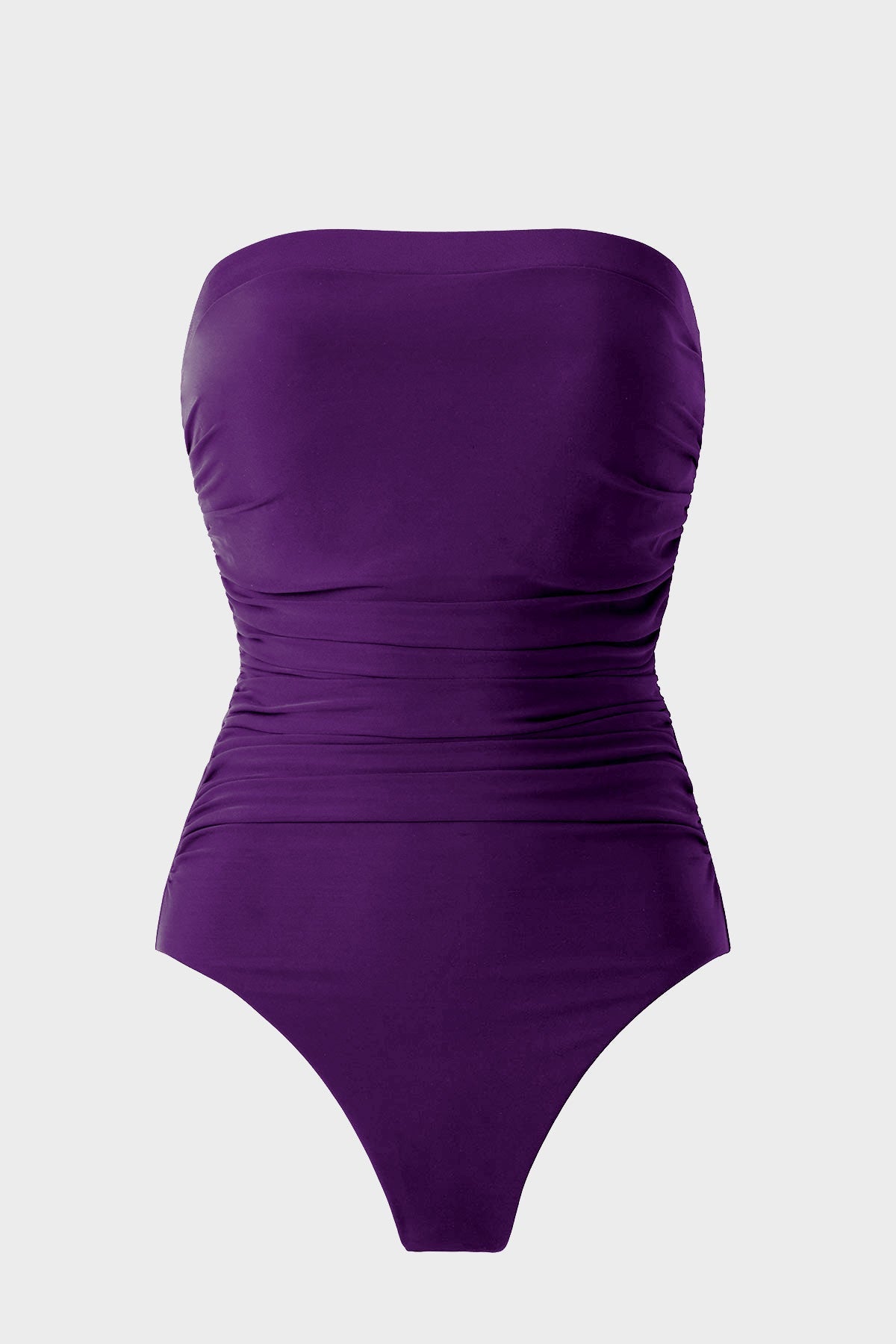 Avanti Bandeau One Piece Swimsuit Sangria | Miraclesuit