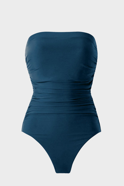 Avanti Bandeau One Piece Swimsuit Sangria | Miraclesuit