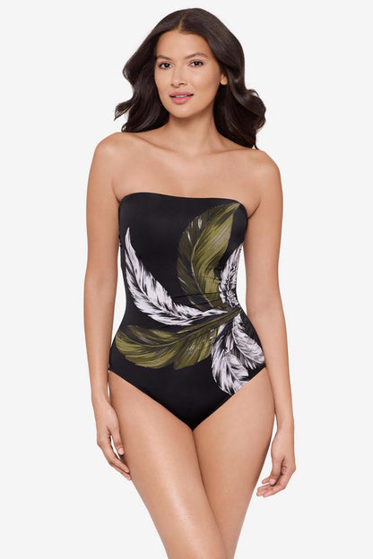 Avanti One Piece Swimsuit in Boca Grande Black/Multi | Miraclesuit