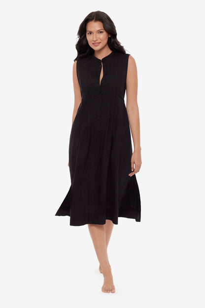 Pleated Beach Dress Cover Up White | Miraclesuit