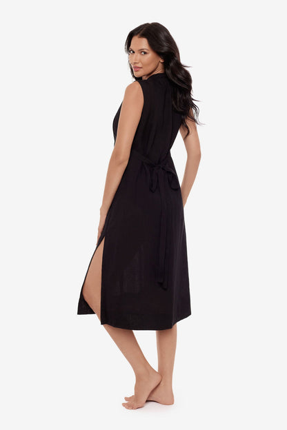 Pleated Beach Dress Cover Up White | Miraclesuit