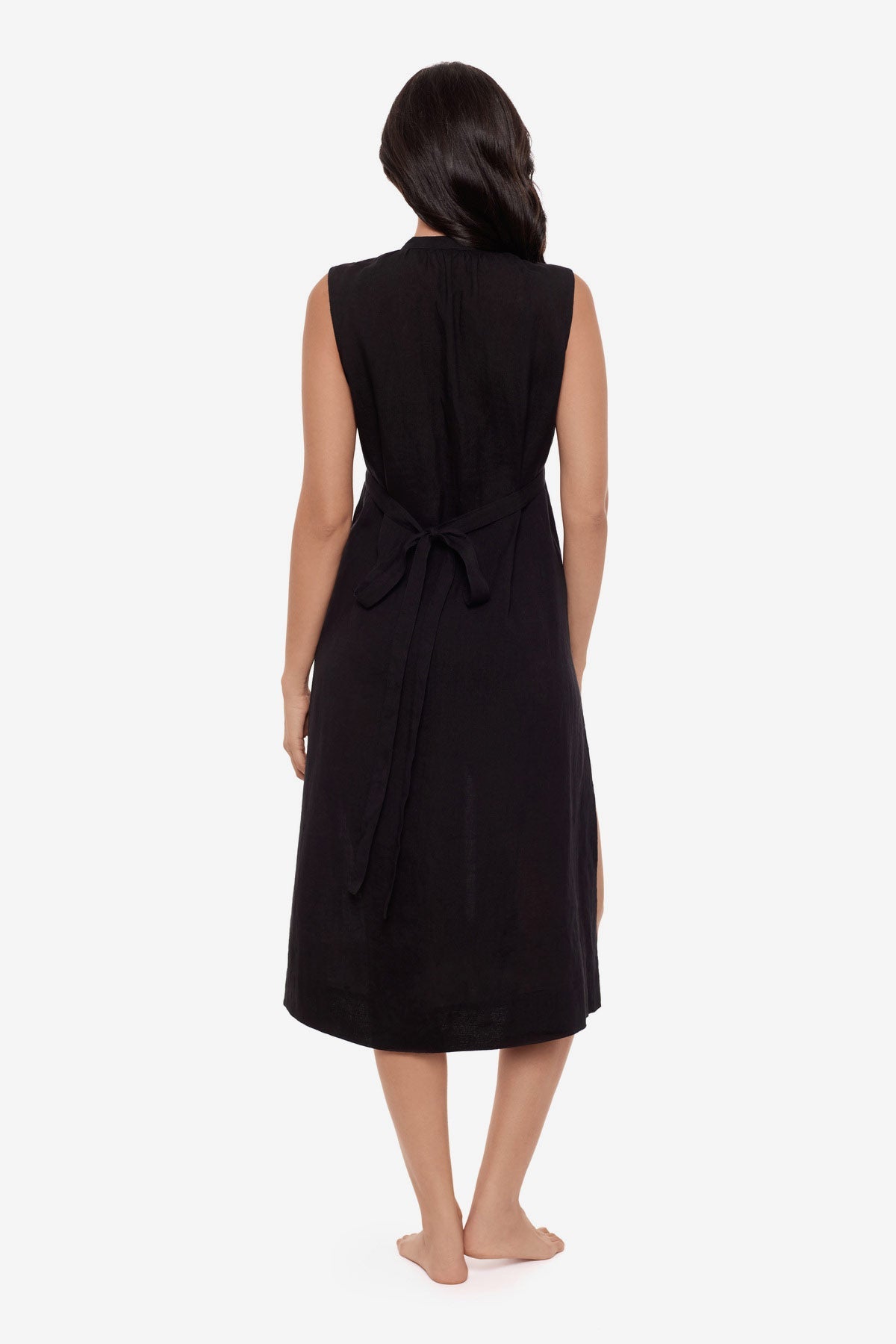 Pleated Beach Dress Cover Up White | Miraclesuit