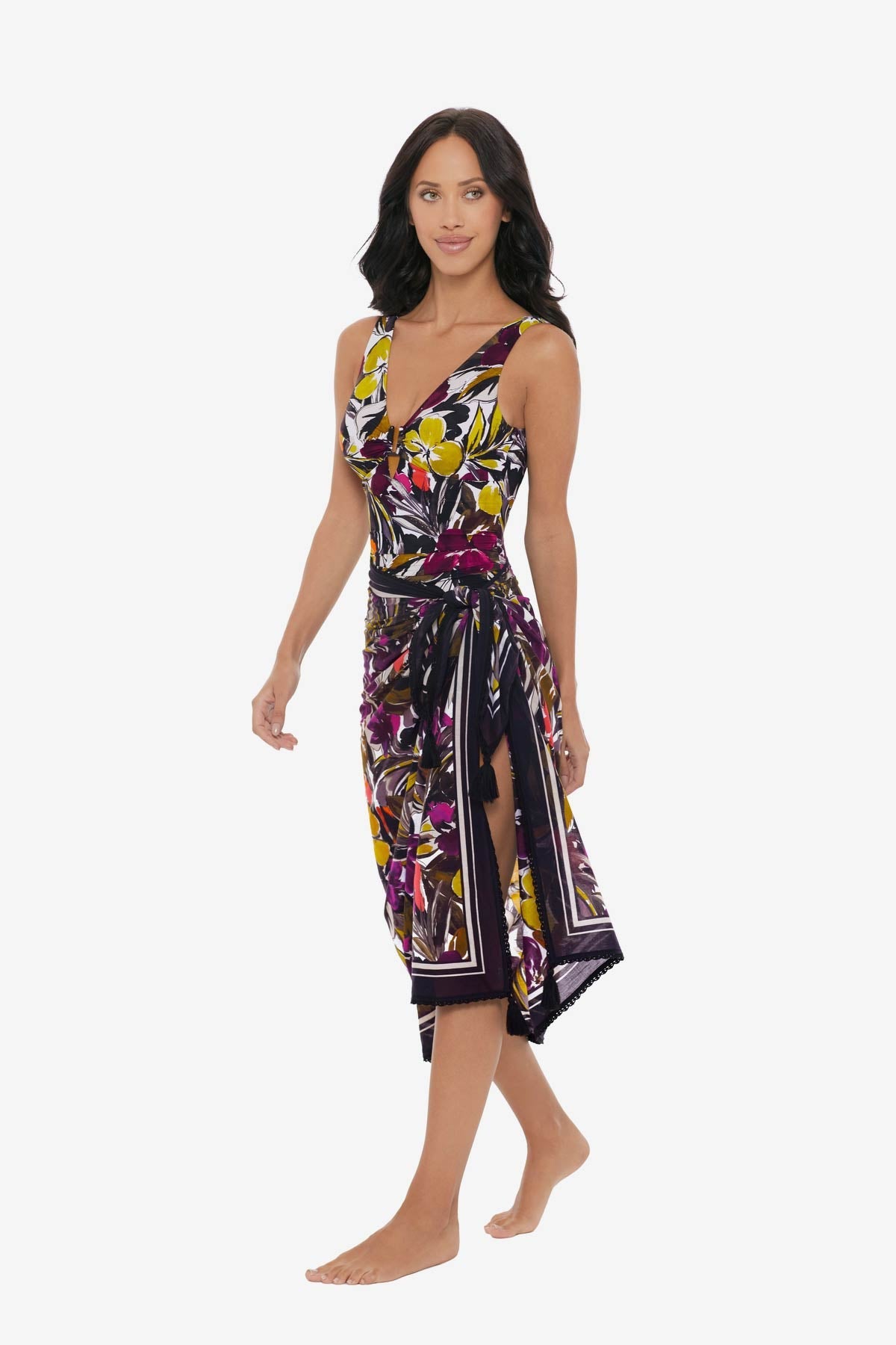 Magicsuit Hot House Pareo Swim Cover Up Multi | Miraclesuit