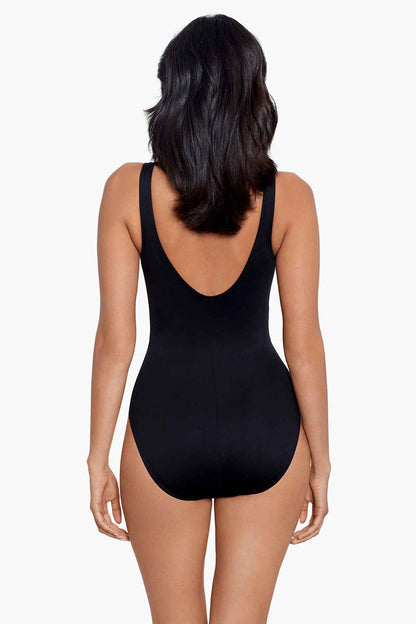 Spectra Somerpointe One Piece Swimsuit Black/White | Miraclesuit