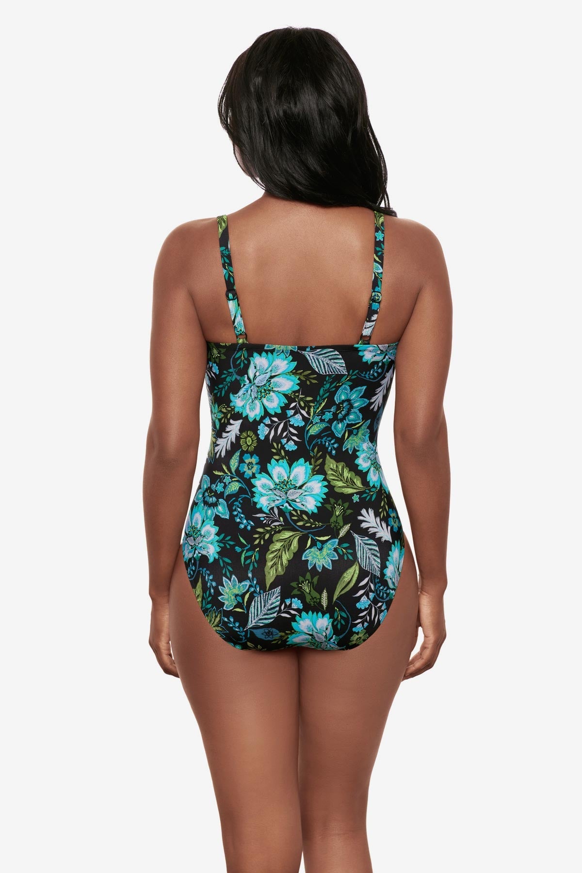 Kara One Piece in Florica Black/Multi | Miraclesuit