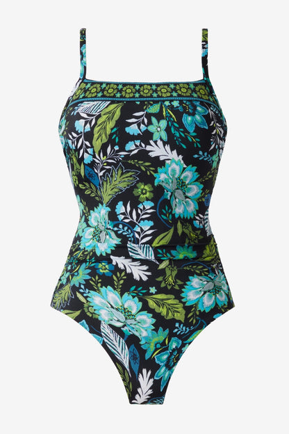 Kara One Piece in Florica Black/Multi | Miraclesuit