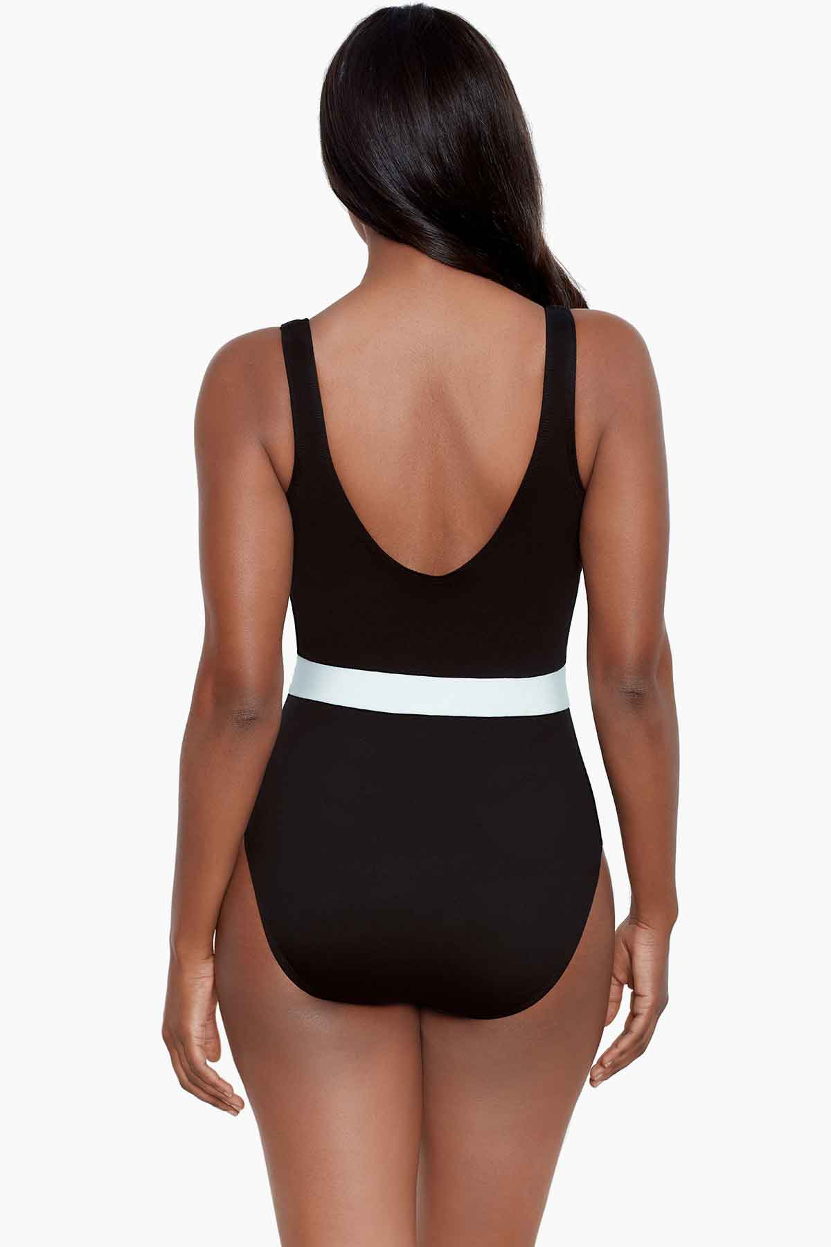 Spectra Somerland One Piece Swimsuit Black/White | Miraclesuit