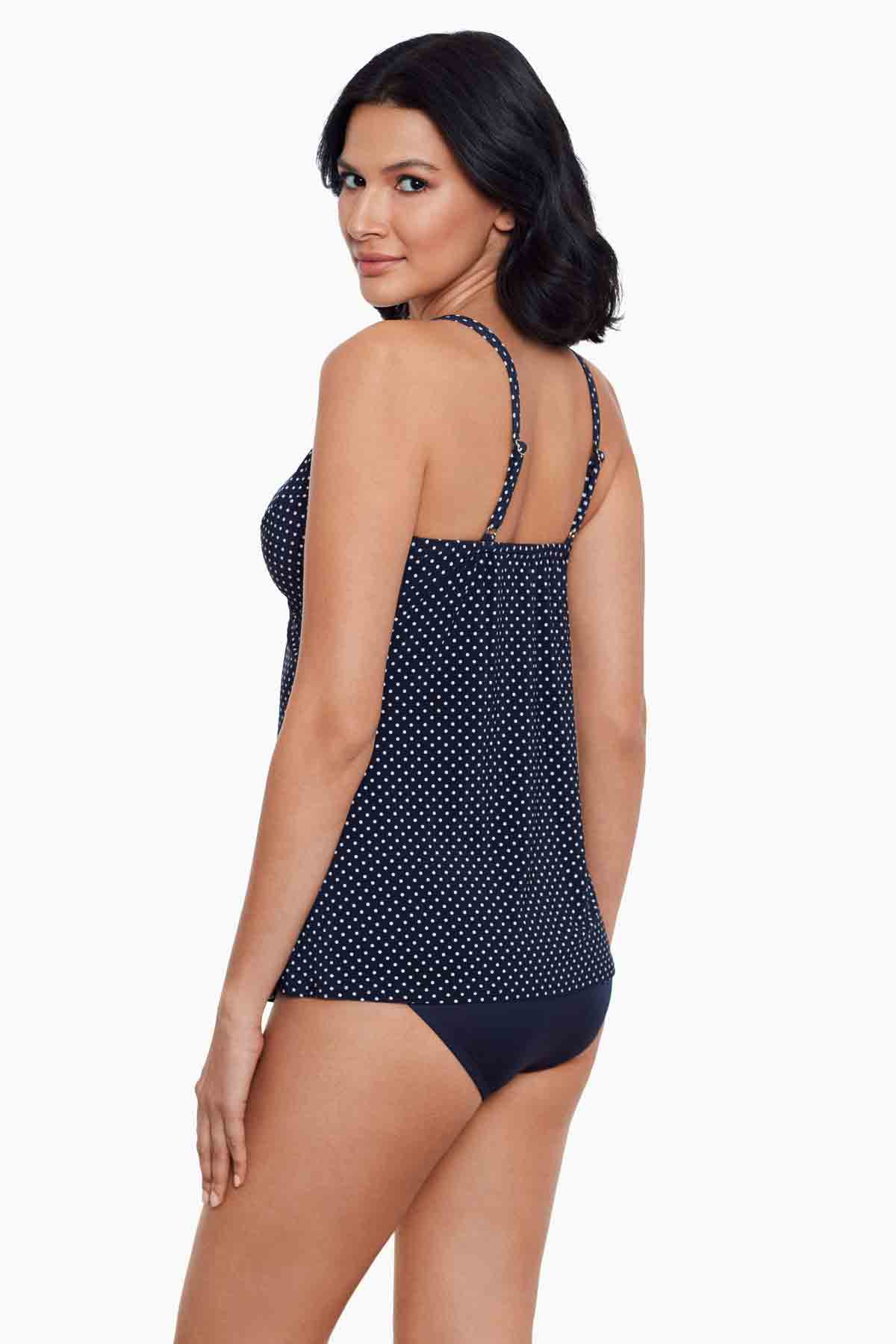 Pin Point Love Knot Tankini Midnight | Miraclesuit