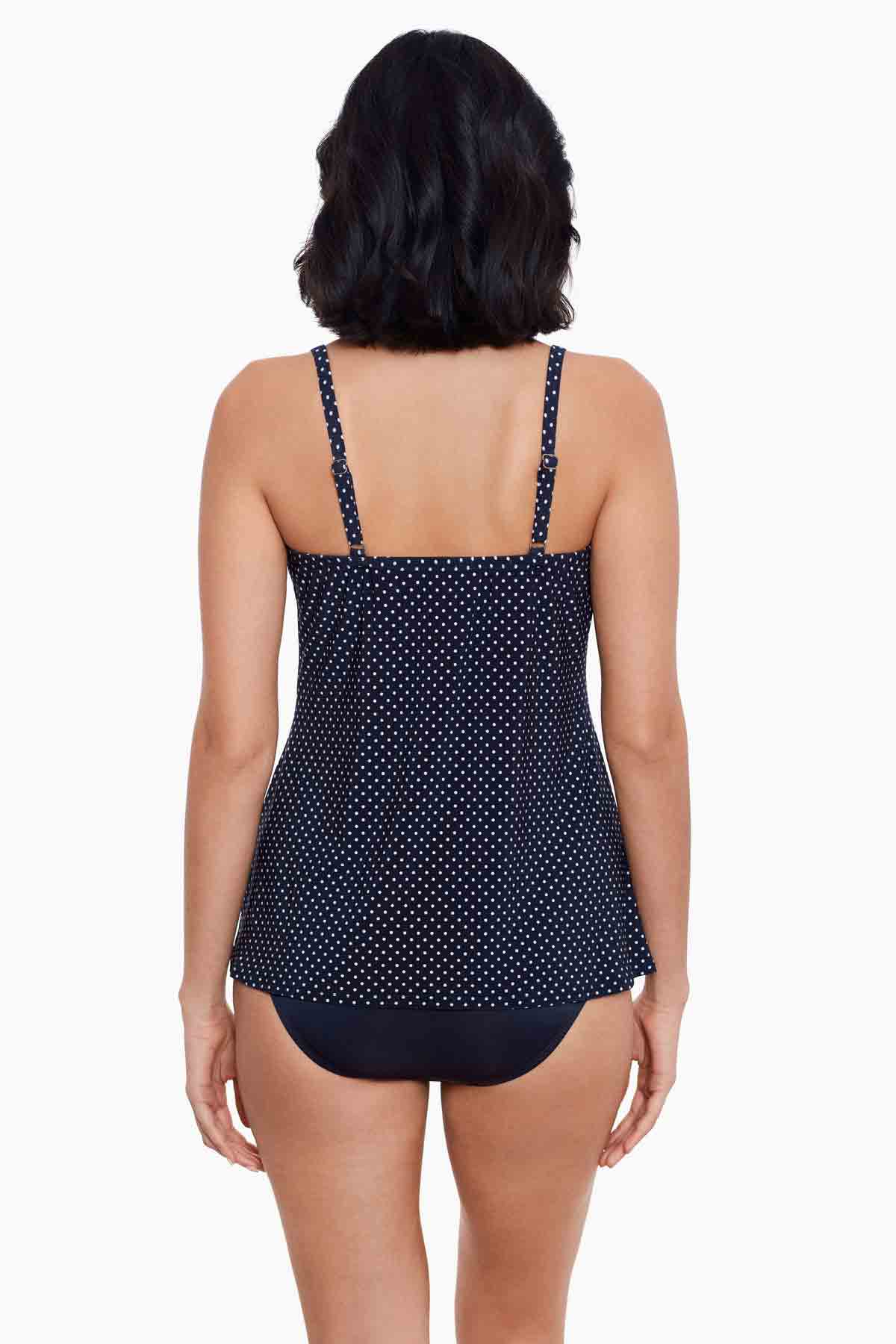 Pin Point Love Knot Tankini Midnight | Miraclesuit