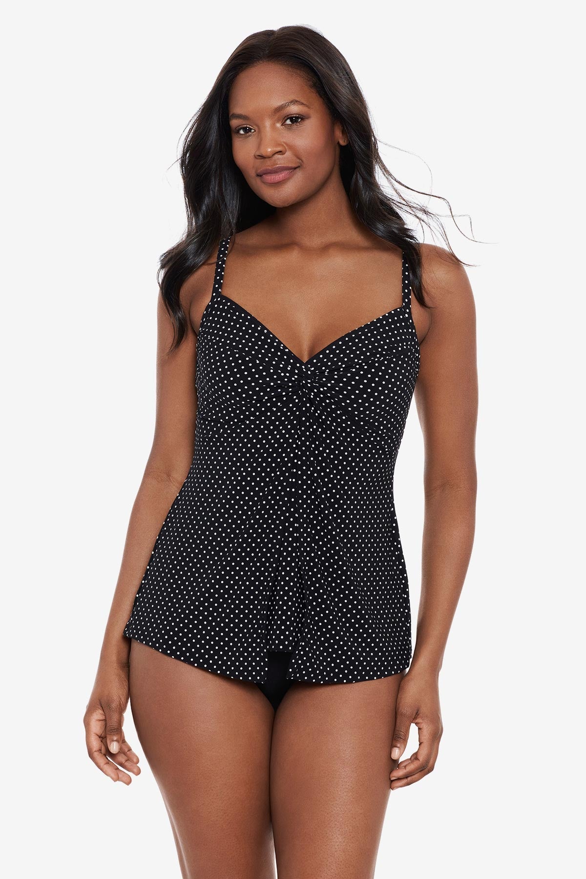 Pin Point Love Knot Tankini Midnight | Miraclesuit