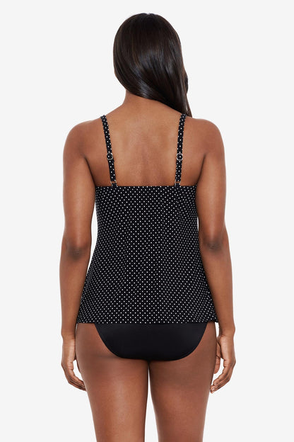Pin Point Love Knot Tankini Midnight | Miraclesuit