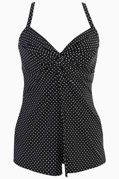 Pin Point Love Knot Tankini Midnight | Miraclesuit