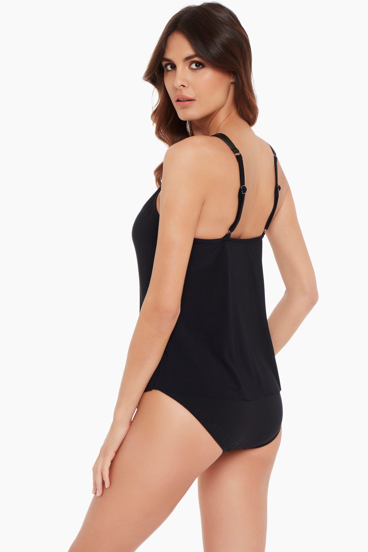 Magicsuit Moto Chic Rachel Tankini Black | Miraclesuit
