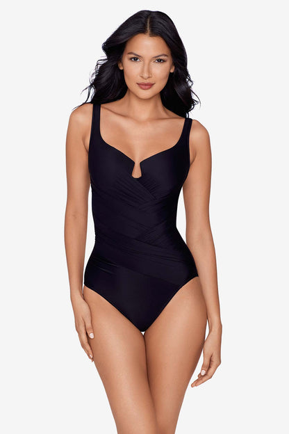 Must Haves Gandolf One Piece Swimsuit Black | Miraclesuit