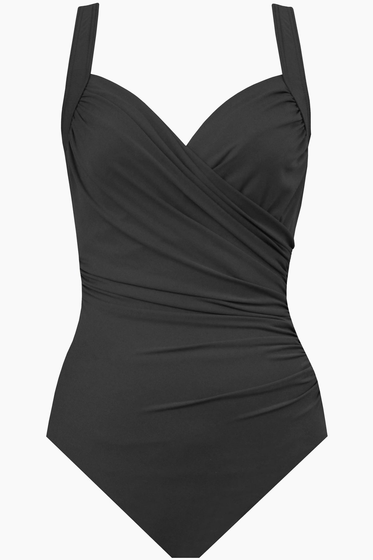Long Torso Must Haves Sanibel One Piece Swimsuit Black | Miraclesuit