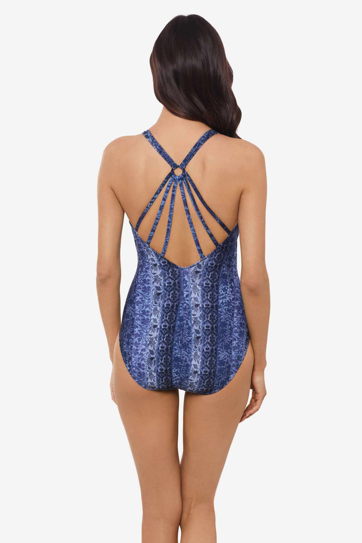Magicsuit Via Roma Drew One Piece Swimsuit Blue/Multi | Miraclesuit