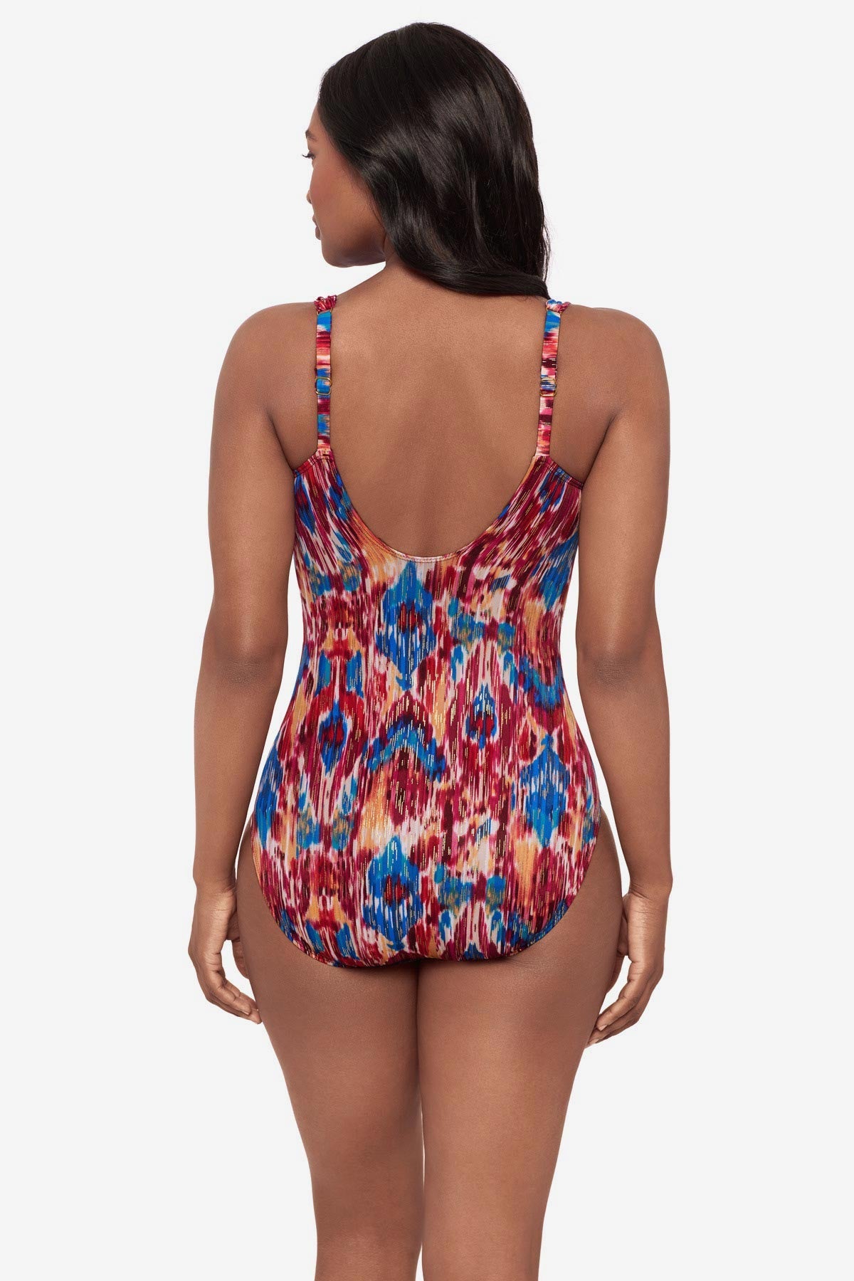 DD-Cup Siren One Piece in Ikat Dorado Multi | Miraclesuit
