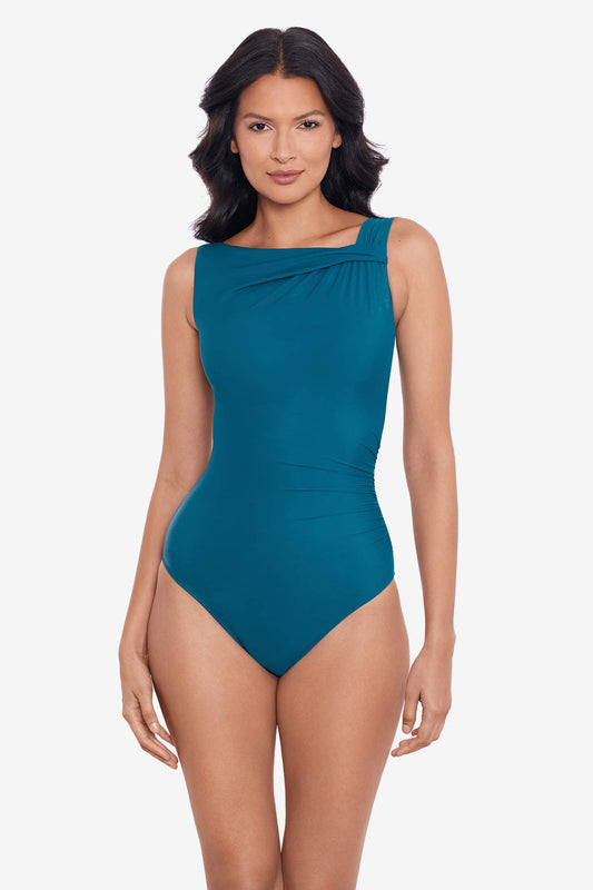 Avra One Piece Swimsuit DD-Cup Aegean | Miraclesuit