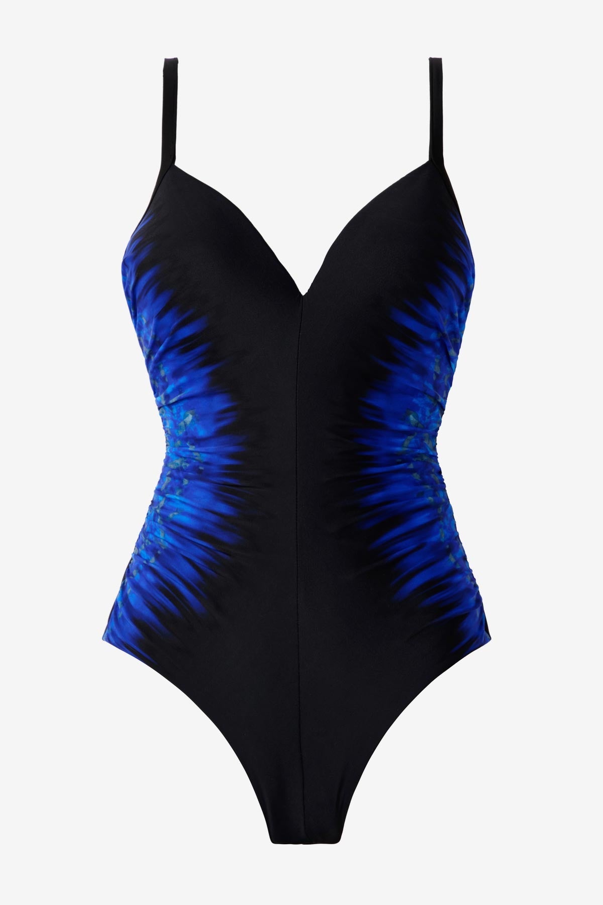 Paka Mayan Temptation One Piece Swimsuit DD-Cup Blue/Black | Miraclesuit