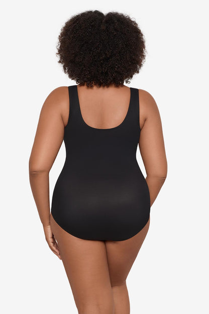 Plus Size Crossover One Piece Mulberry | Miraclesuit
