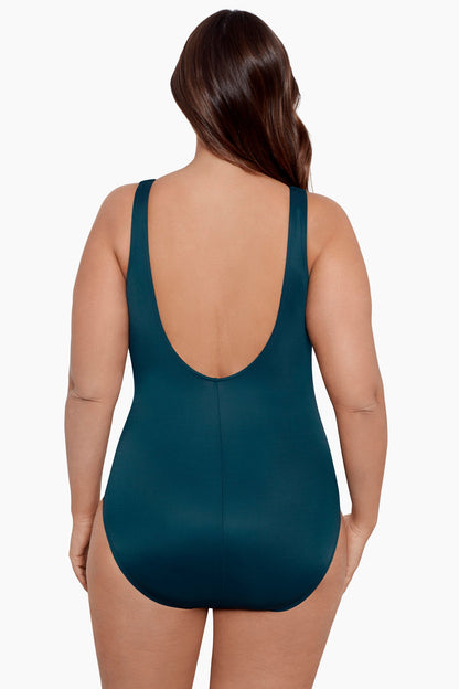 Plus Size Crossover One Piece Mulberry | Miraclesuit