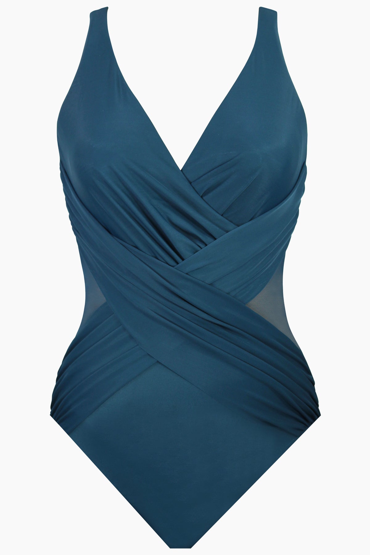 Plus Size Crossover One Piece Mulberry | Miraclesuit