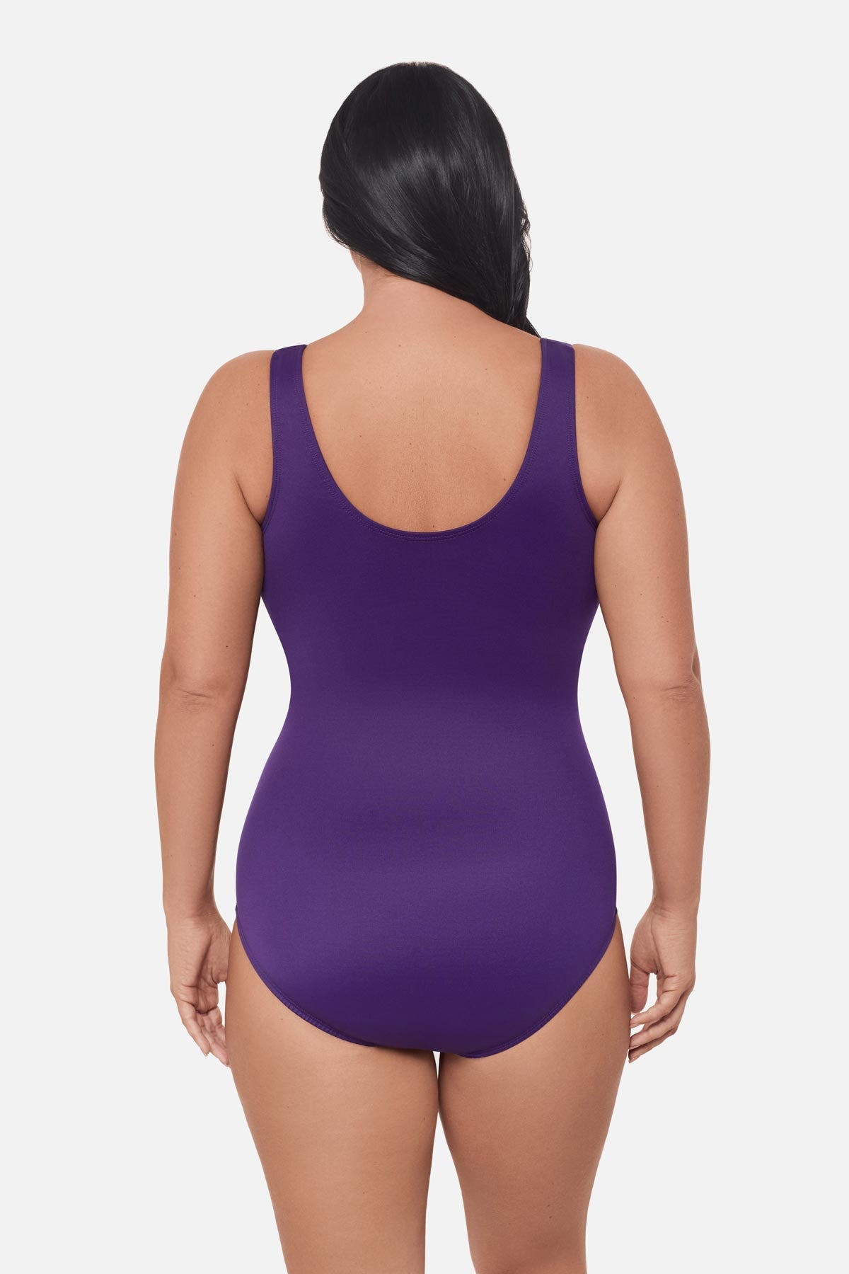 Plus Size Crossover One Piece Mulberry | Miraclesuit