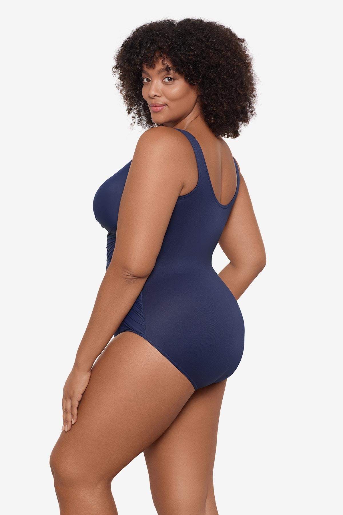Plus Size Crossover One Piece Mulberry | Miraclesuit
