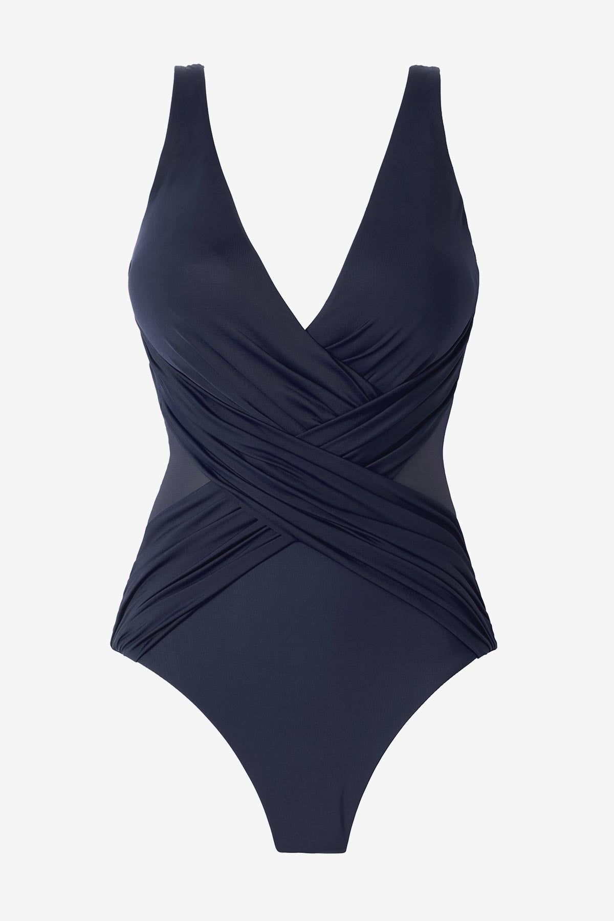 Plus Size Crossover One Piece Mulberry | Miraclesuit