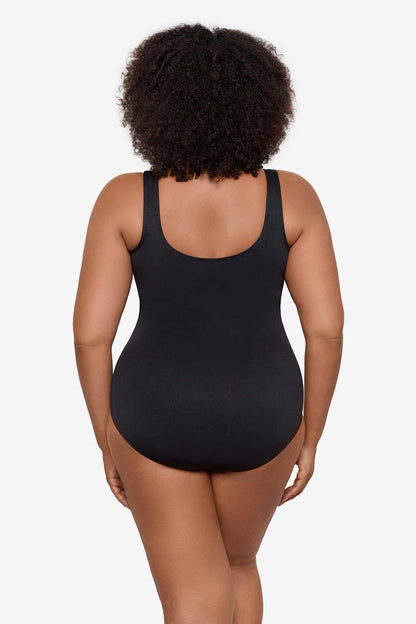 Plus Size Rock Solid Revele One Piece Swimsuit Nori | Miraclesuit
