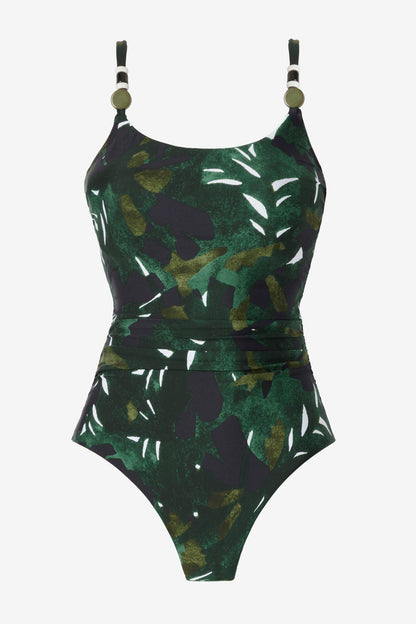 Magicsuit Palmetto Cady One Piece Swimsuit Green/Multi | Miraclesuit