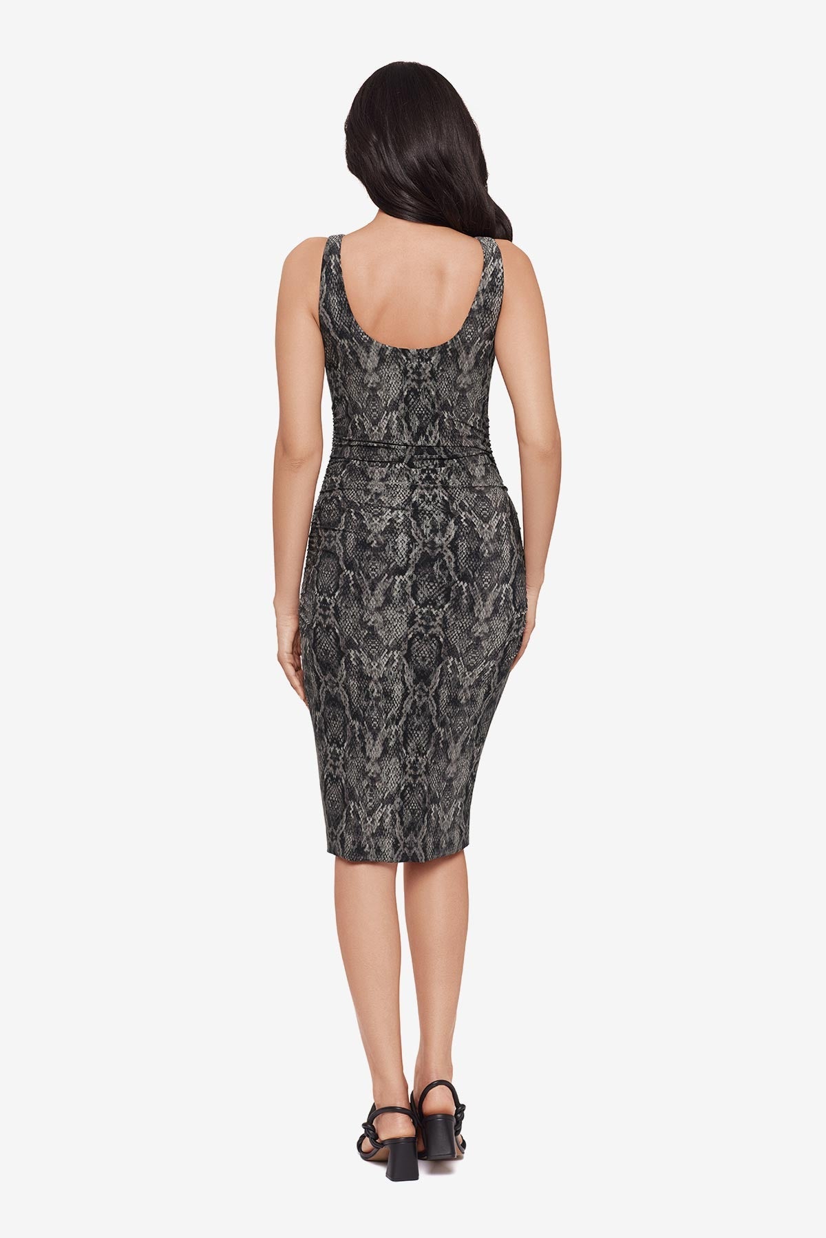 Body by Regi Shaping Dress In Serpiente Black/Multi | Miraclesuit