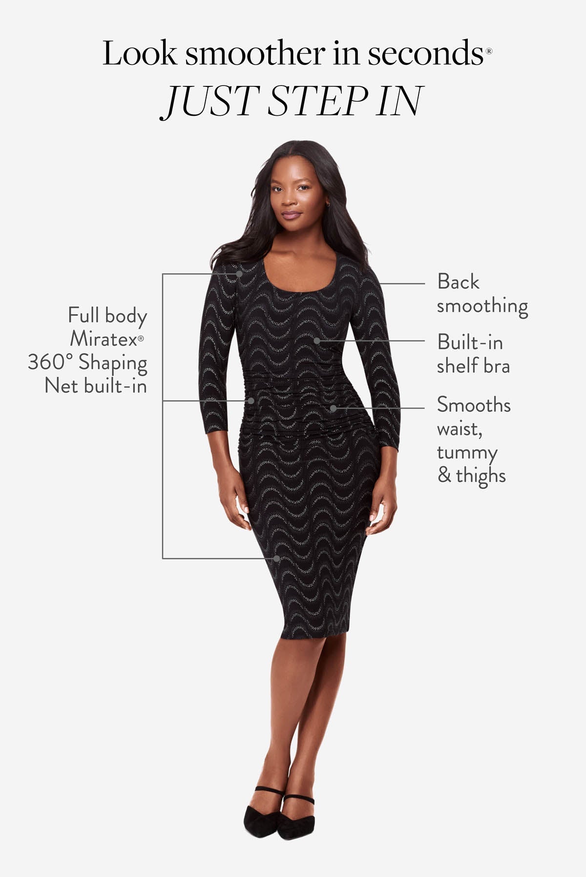 Suri Shaping Dress in Slinky Slinky | Miraclesuit