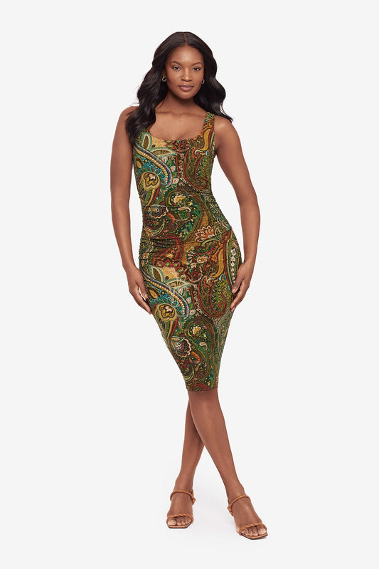 Body by Suki Shaping Dress in Kashmir Multi | Miraclesuit