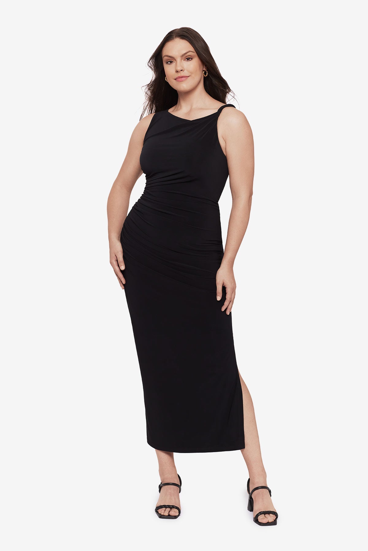 Body by Maxi Shaping Dress in Black Black | Miraclesuit