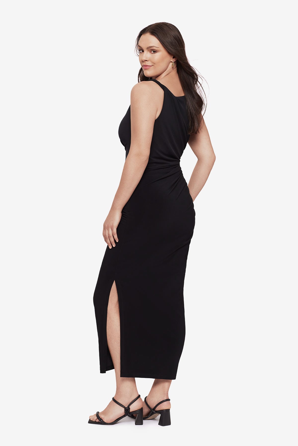 Body by Maxi Shaping Dress in Black Black | Miraclesuit