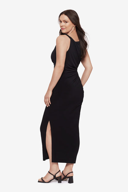 Body by Maxi Shaping Dress in Black Black | Miraclesuit