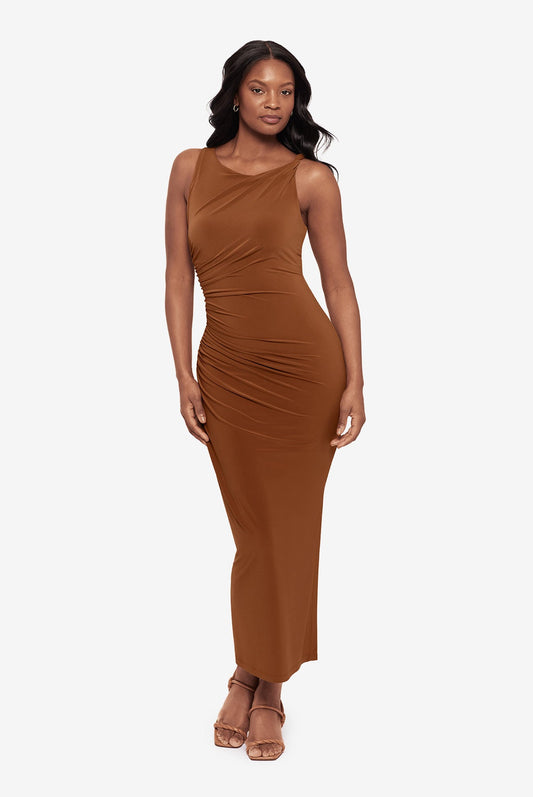 Body by Maxi Shaping Dress in Bronze Bronze | Miraclesuit