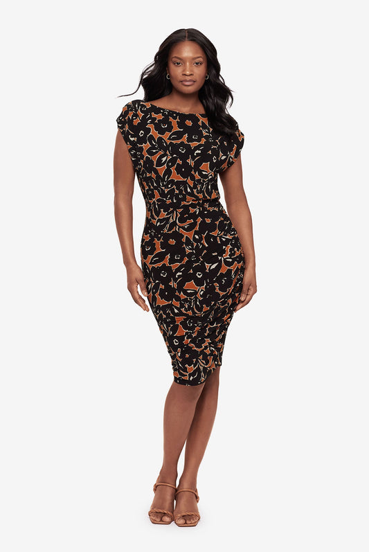 Body by Bali Shaping Dress in Papeete Black/Multi | Miraclesuit