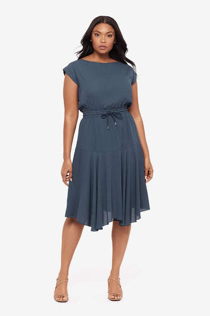 Soft Georgette Float Dress in Slate Slate | Miraclesuit