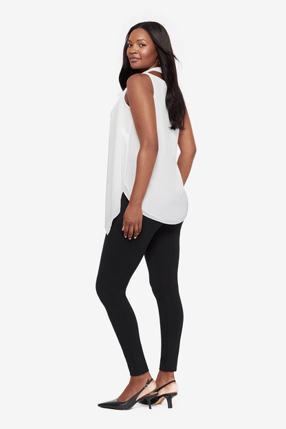 Soft Georgette Layered Tunic in Ivory Ivory | Miraclesuit