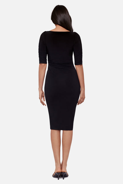 Body by Lumi Shaping Dress in Black Black | Miraclesuit