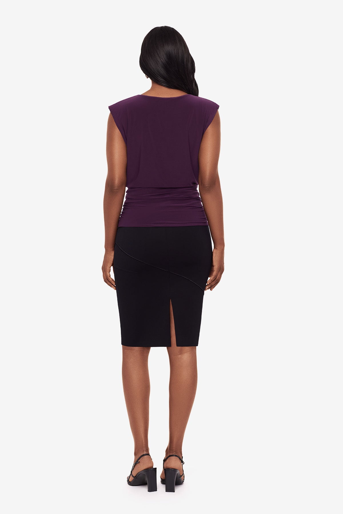 Tabi Blouson Top in Plum Plum | Miraclesuit