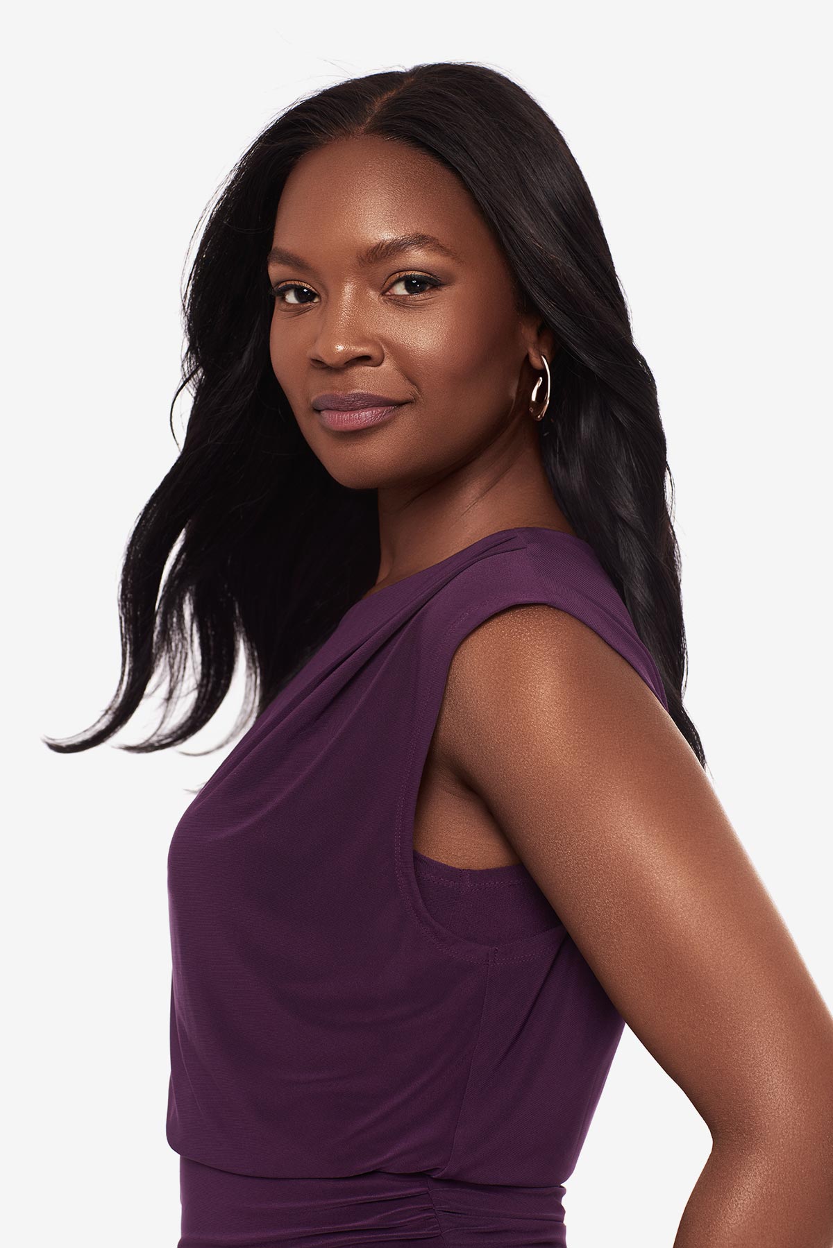 Tabi Blouson Top in Plum Plum | Miraclesuit
