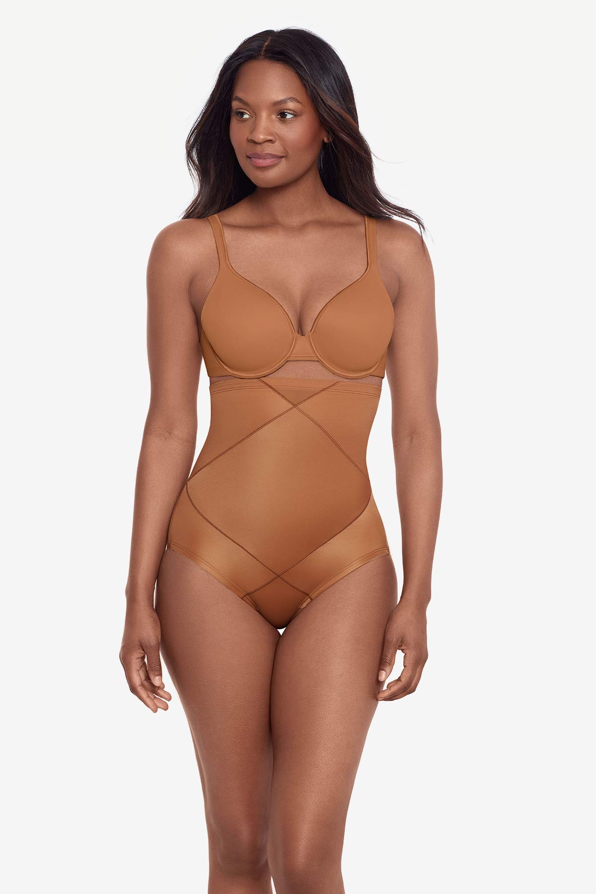 Tummy Tuck High-Waisted Shaping Brief Warm Beige/Nude | Miraclesuit