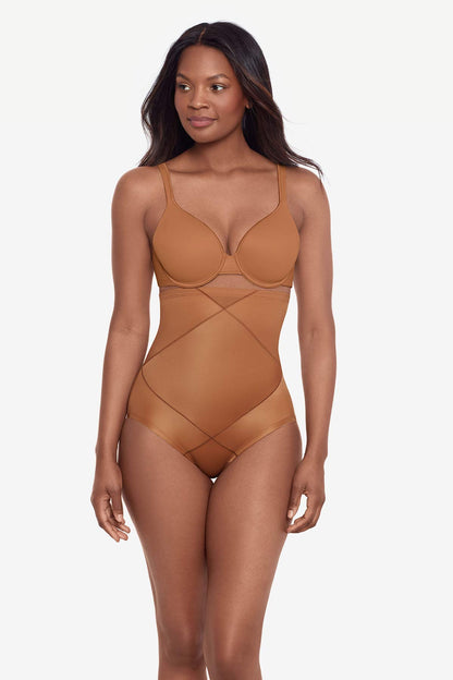 Tummy Tuck High-Waisted Shaping Brief Warm Beige/Nude | Miraclesuit